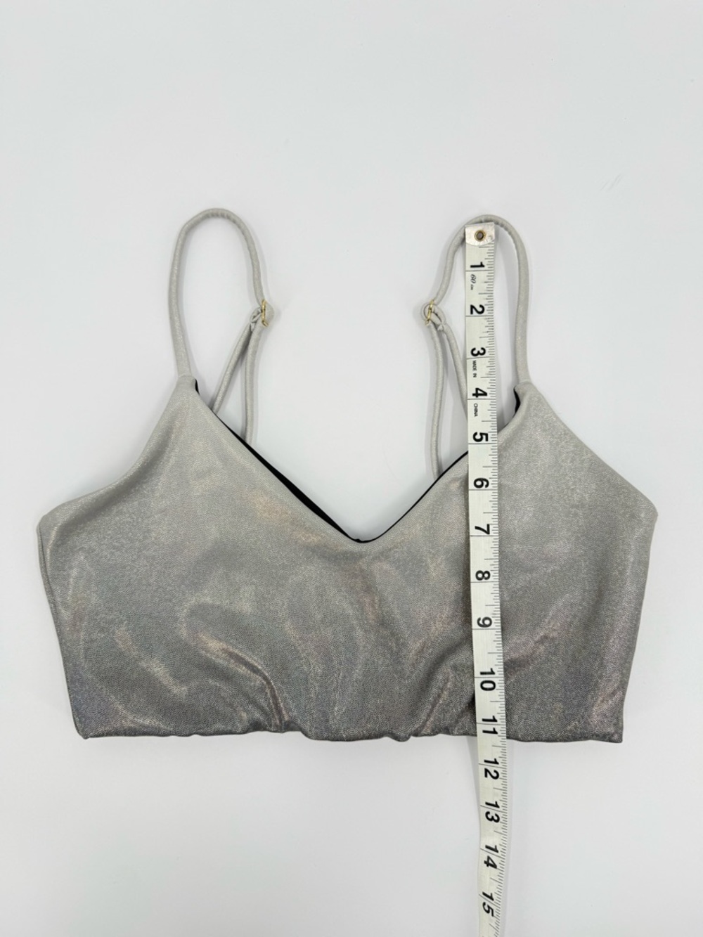 Beach Riot GEORGIA TOP in HOLOGRAM STARDUST Size S - Picture 11 of 11